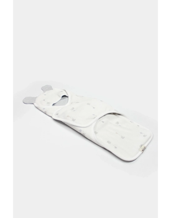 Flying Elephant Organik Bel Destekli Kundak 75102 Ekru Gri