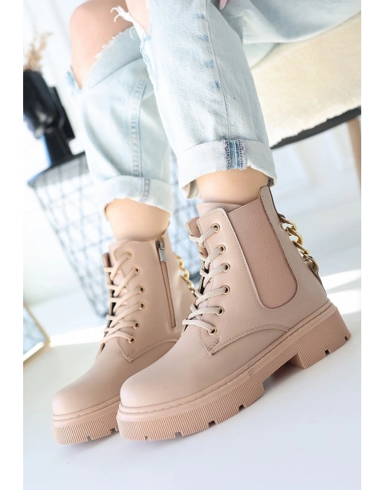 Harte Nude Cilt Bağcıklı Bot