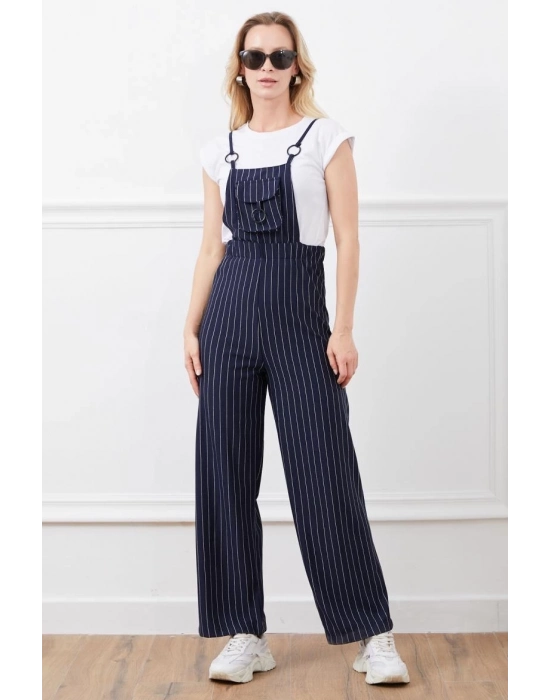 İp Askılı Beli Lastikli Tulum