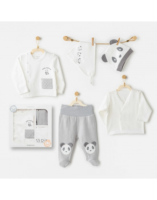 Keep Smiling 5li Hastane Çıkışı Grey