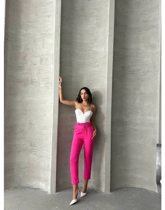 Kemerli Havuç Pantolon