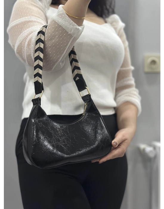 Kraş Siyah Cilt Çanta