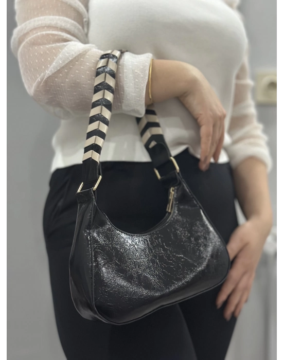 Kraş Siyah Cilt Çanta