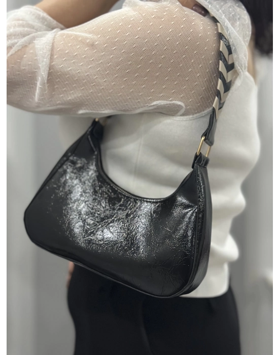 Kraş Siyah Cilt Çanta