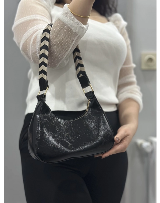 Kraş Siyah Cilt Çanta