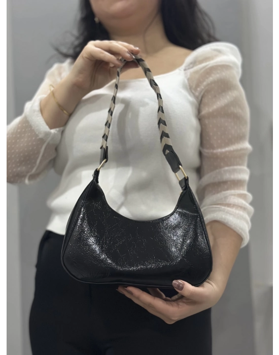 Kraş Siyah Cilt Çanta