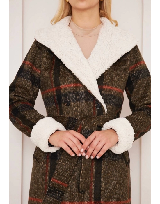 Kürklü Ekose Kaban