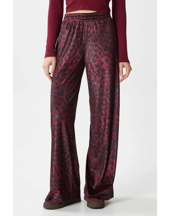 Leopar Desen Pantolon