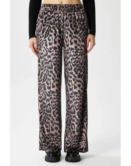 Leopar Desen Pantolon