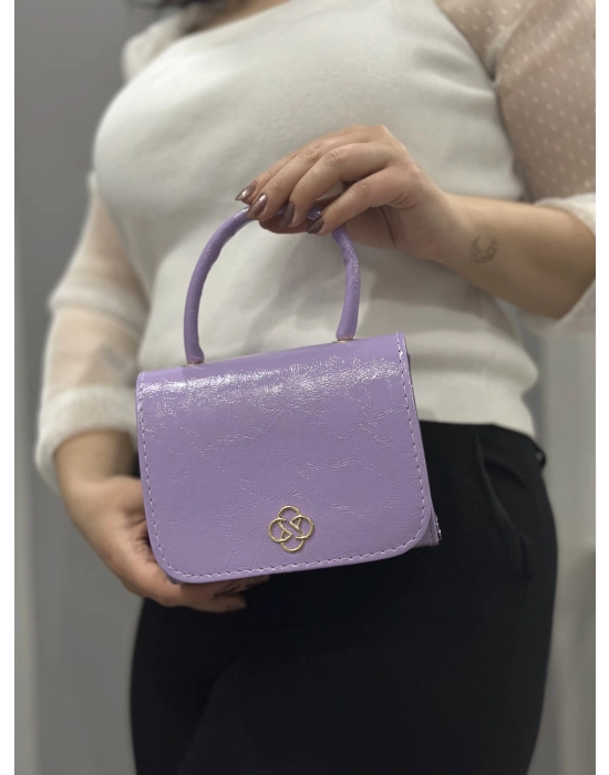 Lila Cilt Krash Çanta