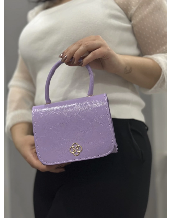 Lila Cilt Krash Çanta