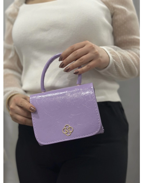 Lila Cilt Krash Çanta