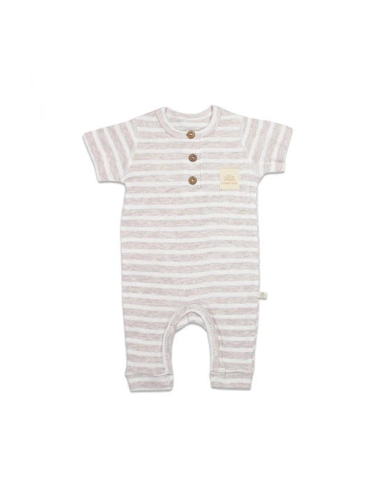 Line Colors Yarım Kol Patiksiz Tulum 15126 Bej