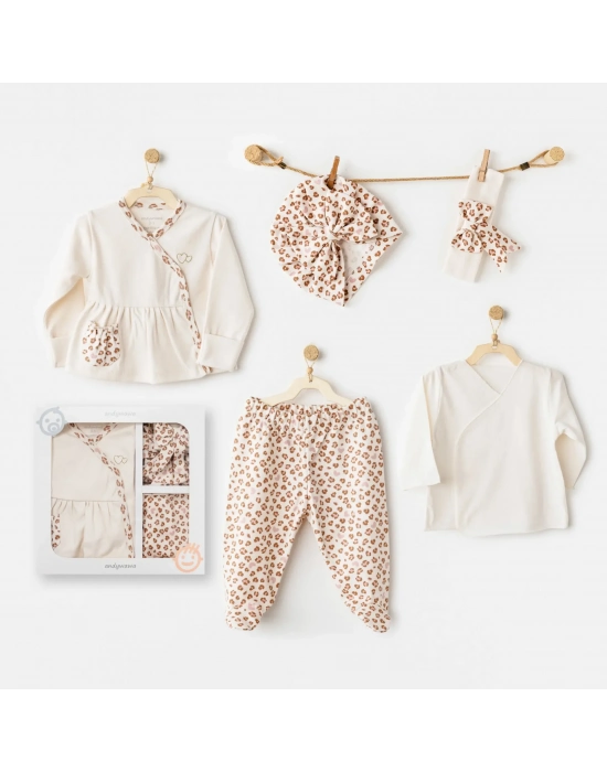 Little Leopard 5li Hastane Çıkışı Ekru