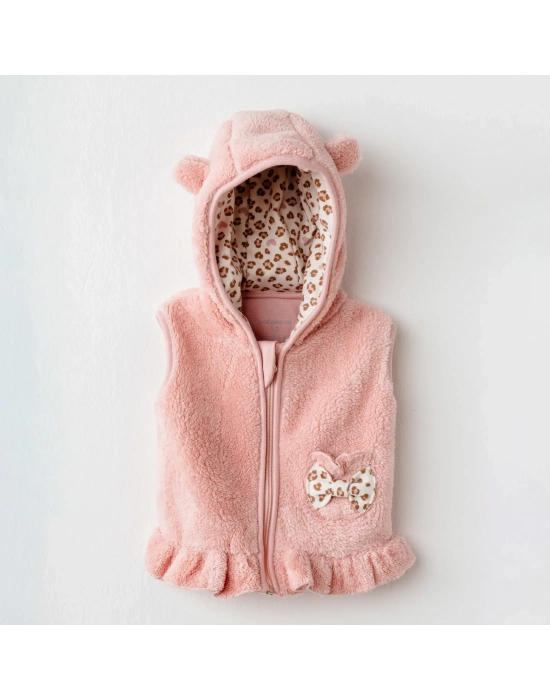 Little Leopard Yelek Pink
