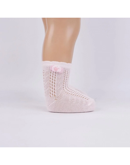 Maskot Aks File Kız Bebek Soket Çorap K43017 Asorti