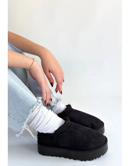 Mitay Siyah Süet Bot