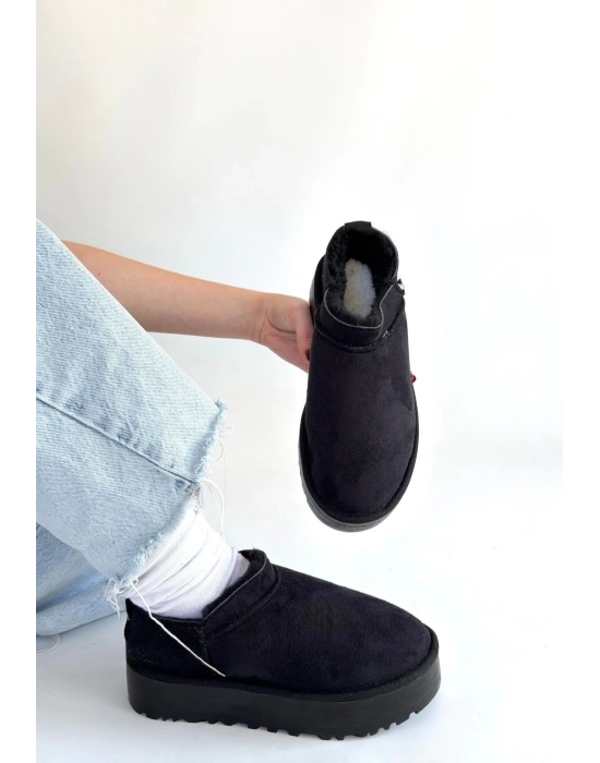 Mitay Siyah Süet Bot