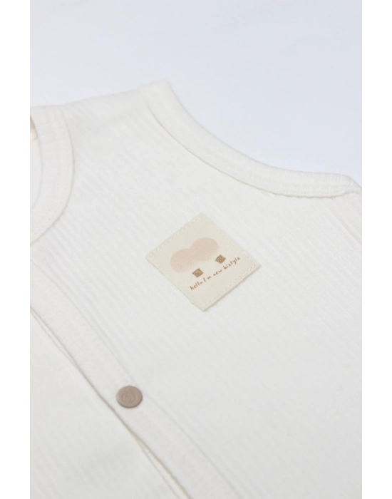 Modal Flying Balloons Bebek Yelek Bs18110 Ekru