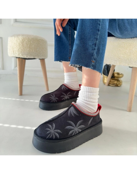 Mucy Siyah Süet Bot - Bamido