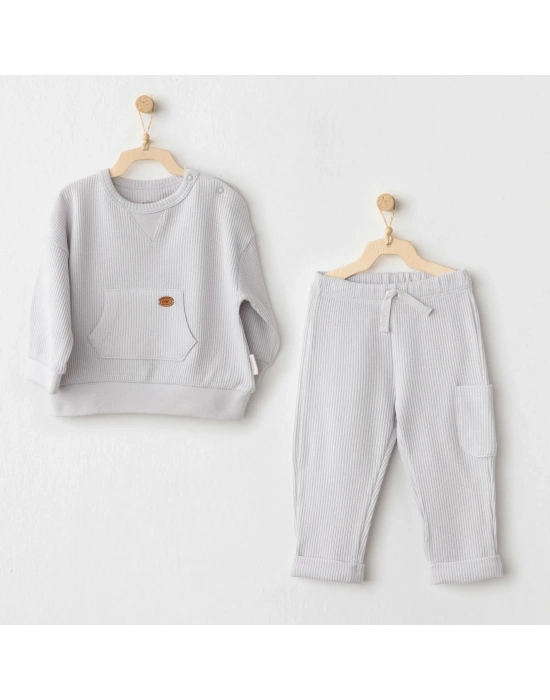 Mummy S Snuggle Saurus 2li Takım Grey