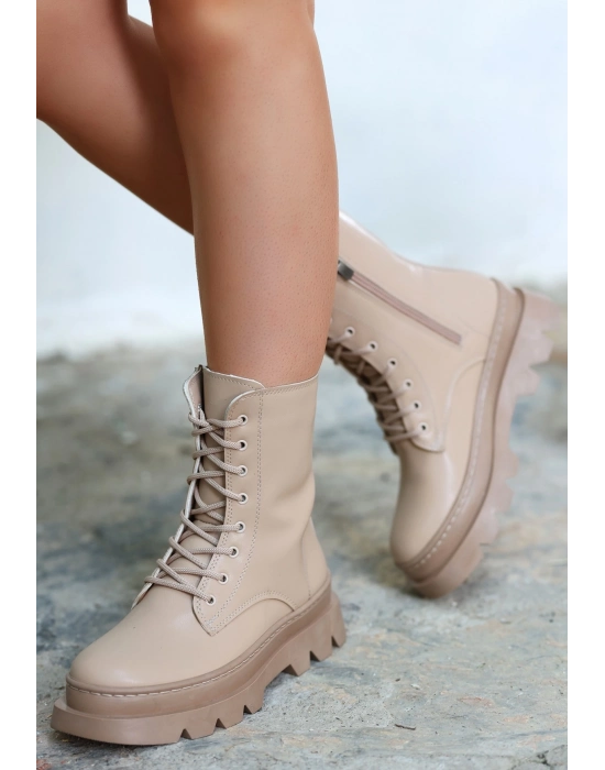 Orge Nude Cilt Bağcıklı Bot - Bamido