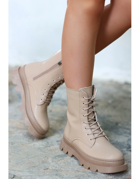 Orge Nude Cilt Bağcıklı Bot - Bamido