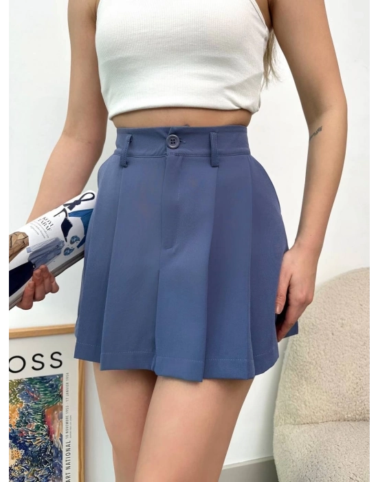 Pileli Atlas Mini Etek S24820