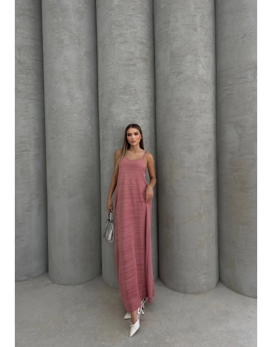 Piliseli Uzun Elbise