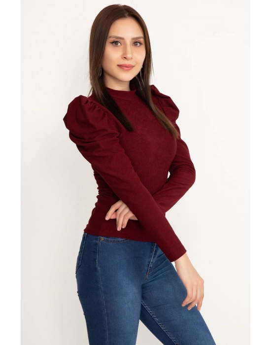 Prenses Kol Bluz Siyah W3125