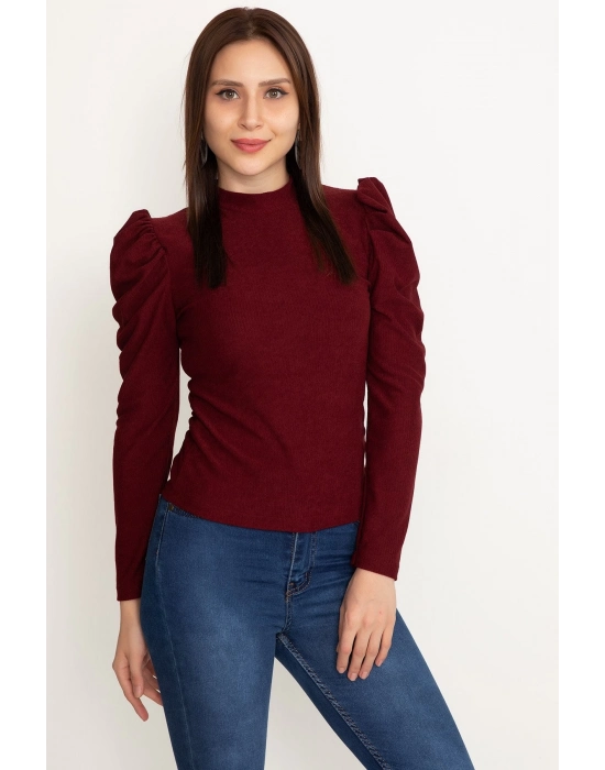 Prenses Kol Bluz Siyah W3125