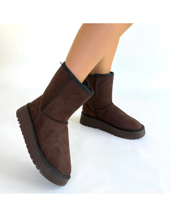 Sophia Kahverengi Süet Bot