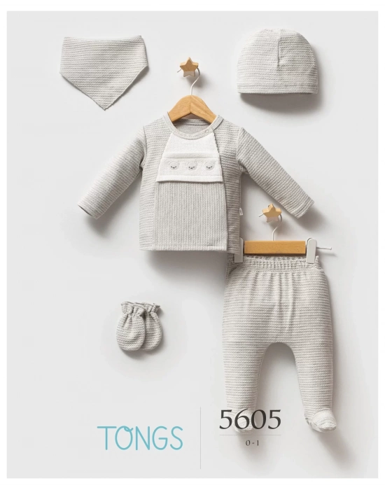 Tongs Baby Classic Bear 5li Hastane Çıkışı 5605 Gri