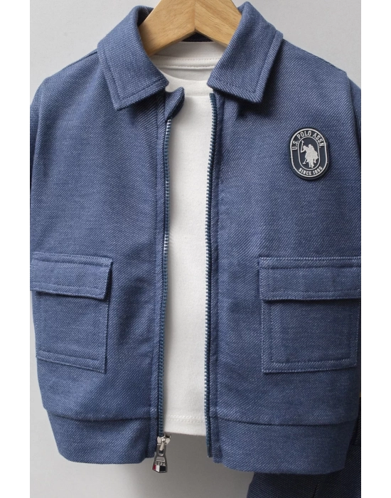 U.s. Polo Assn 3lü Takım Usb2597 Mavi