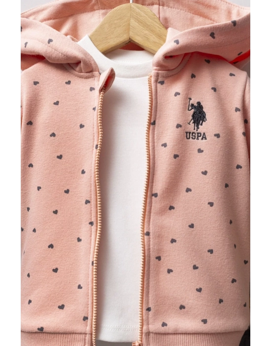 U.s. Polo Assn 3lü Takım Usb2766 Somon