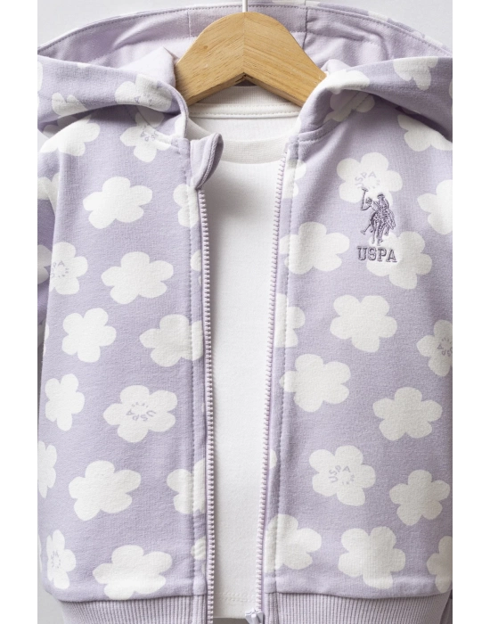 U.s. Polo Assn 3lü Takım Usb2771 Lila