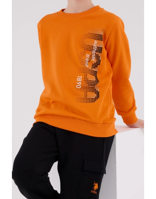 U.s. Polo Assn Eşofman Takımı Us2222-4 Turuncu