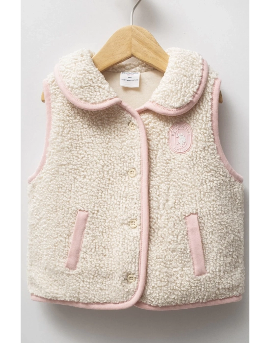 U.s. Polo Assn Yelek Usb2777 Ekru