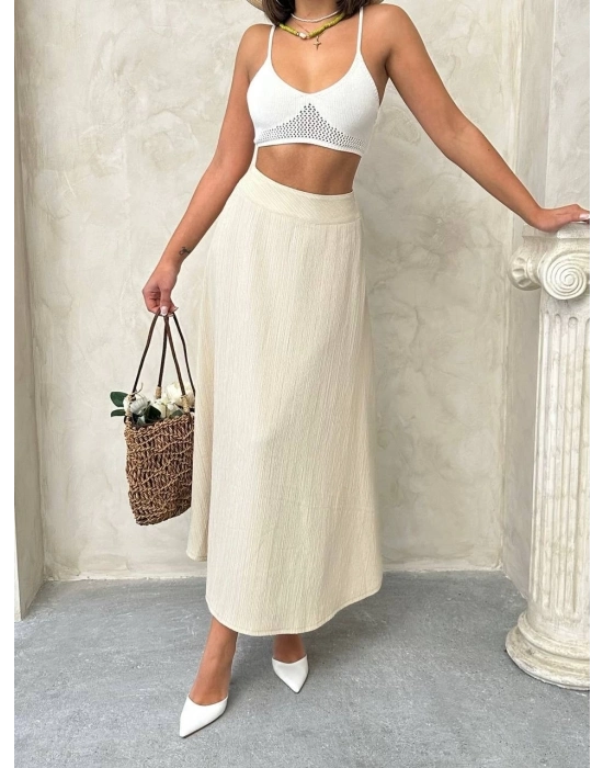 Uzun Astarlı Etek