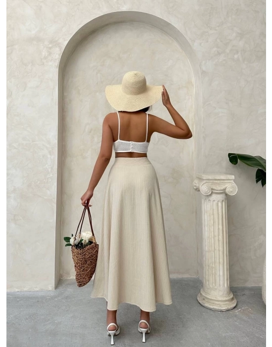 Uzun Astarlı Etek