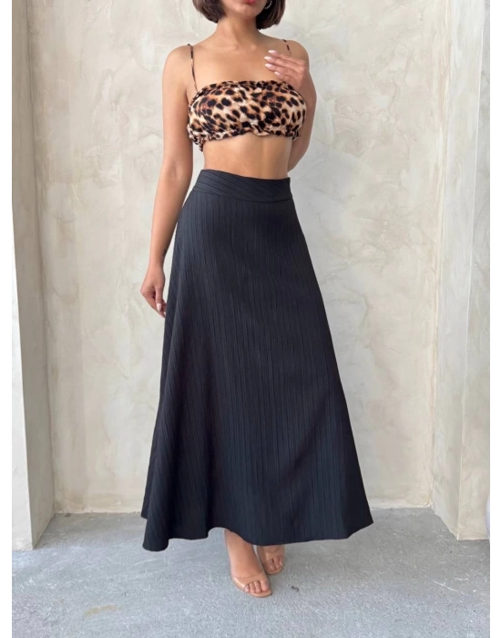 Uzun Astarlı Etek S255043
