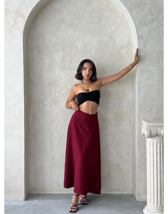 Uzun Astarlı Etek S255043