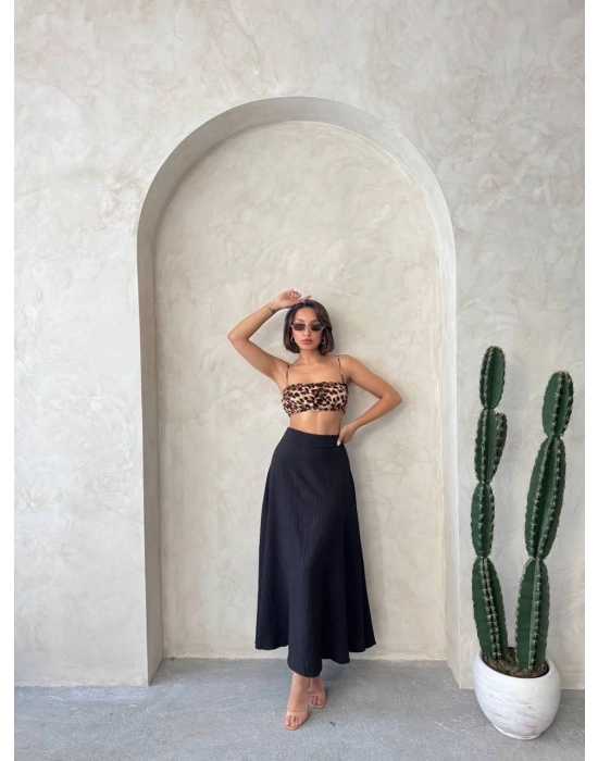 Uzun Astarlı Etek S255043