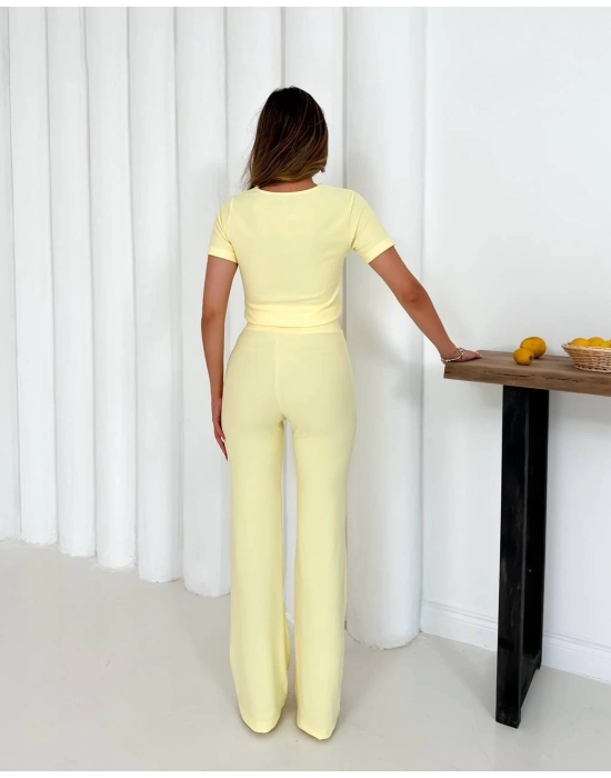 V Aksesuarlı Ottoman Takım Sarı S255850