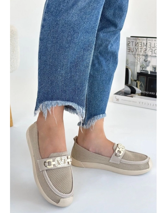 Wata Bej Triko Babet Ayakkabı - Bamido