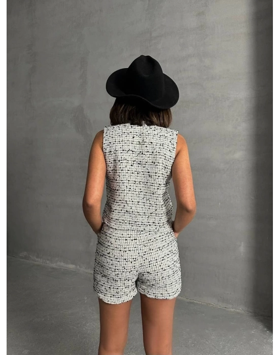 Yelekli Şort Takım