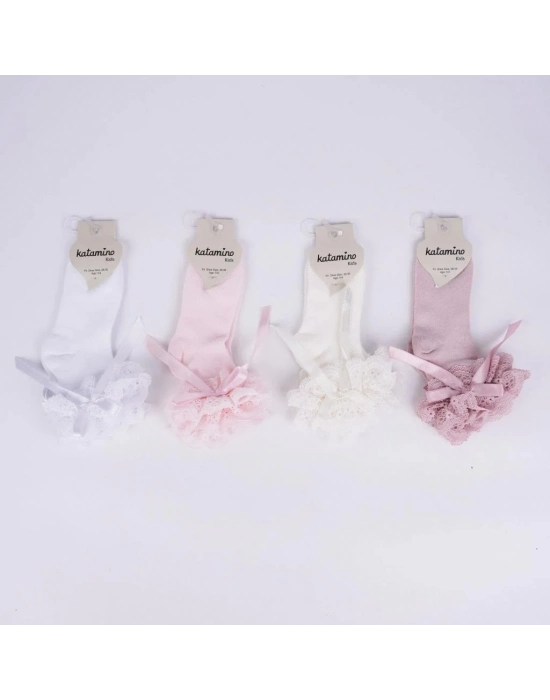 Zinet Aks Kız Soket Çorap K22239 Asorti