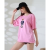 Ayıcıklı Oversize Tişört