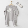 Baby Bow Bliss Tulum Takım Grey