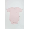 Bistyle Organik Natural Basic Style Yarım Kol Body Bs17103 Pembe